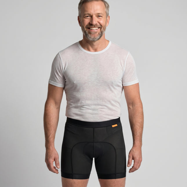 Bikeboxer Motorrad Unterwäsche Männer Schwarz